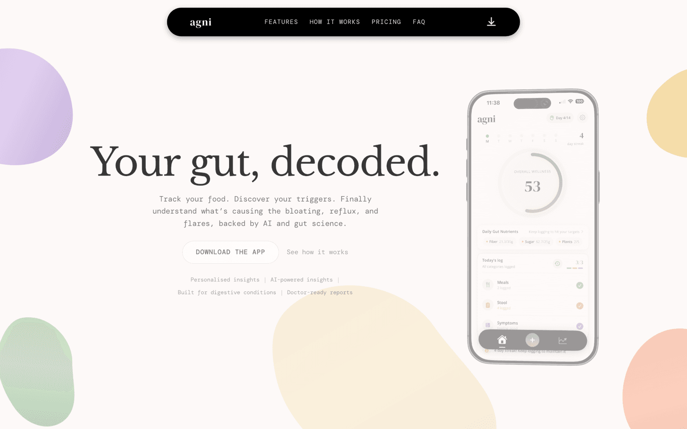 Agni homepage