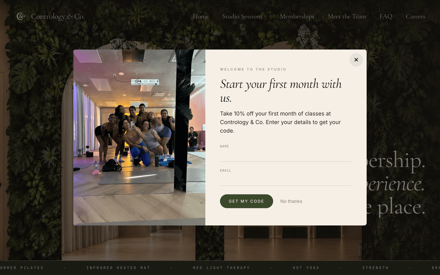 Contrology & Co. homepage