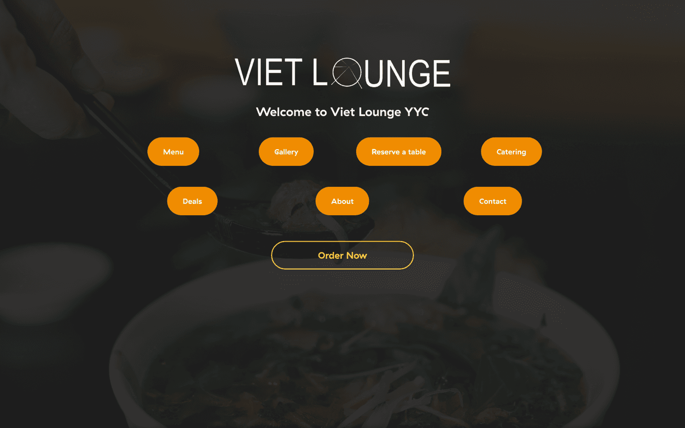 Viet Lounge YYC homepage